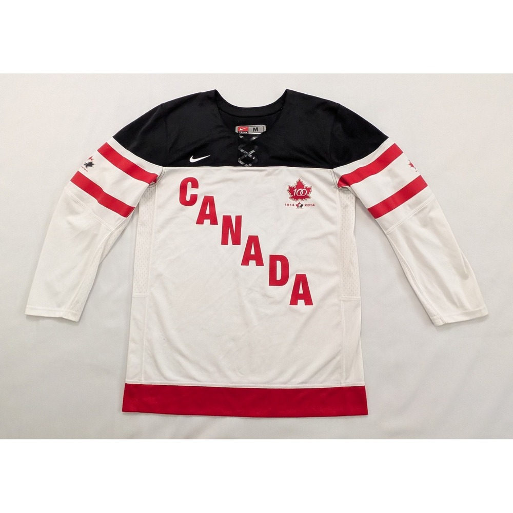 Nike Team Canada Hockey Jersey 100 Year Anniversary 1914-2014 IIHF Men's Medium